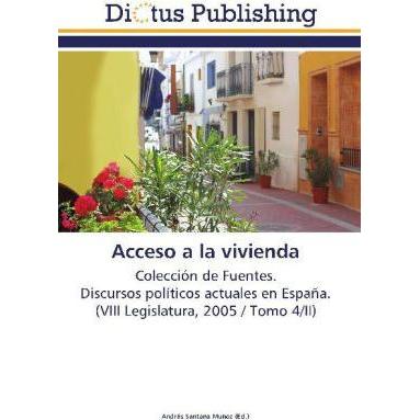 Acceso a la vivienda, Fachbücher von Andrés Santana Muñoz