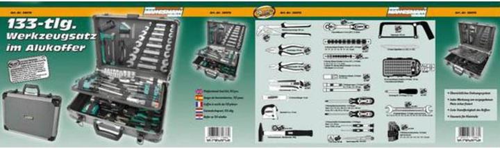 Actual product image Mannesmann Toolbox (133 pieces)