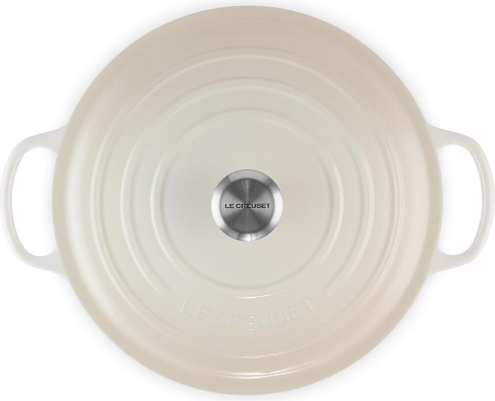 Image du produit Le Creuset Gourmet-Bräter SIGNATURE Meringue (30 cm, Cocotte + faitout, Fonte)