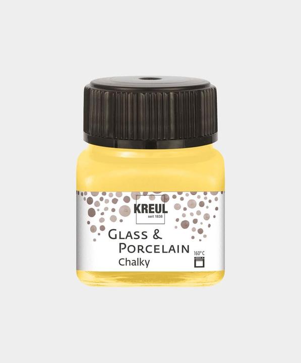 Produktbild Kreul Porzellan- und Glasfarbe (Yellow Safran, 20 ml)