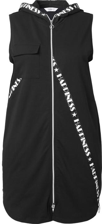 Actual product image Angel of Style Long-Sweatweste, A-Linie, Wording-Bänder, Kapuze (44)