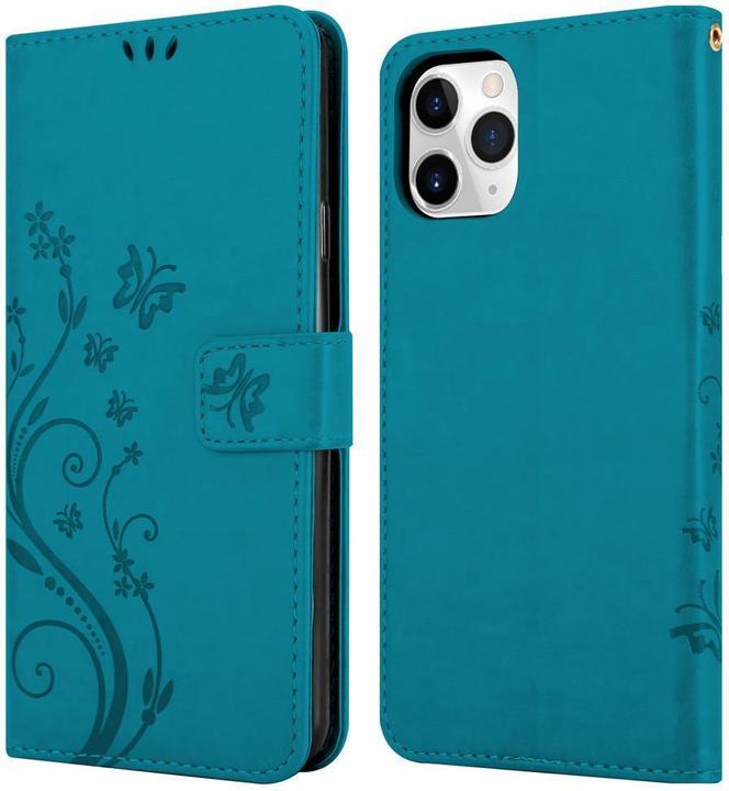 Produktbild Cadorabo Flower Book Cover (Apple iPhone 11 Pro Max)
