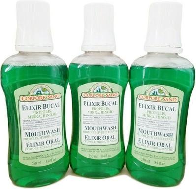 Produktbild Corpore Sano Elixir Oral Mouthwash Propolis, Myrrh & Fennel 250ml (250 ml, Mundspülung)