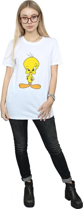 Immagine prodotto Looney Tunes Maglietta da donna/ragazzo in cotone Angry Tweety (L)