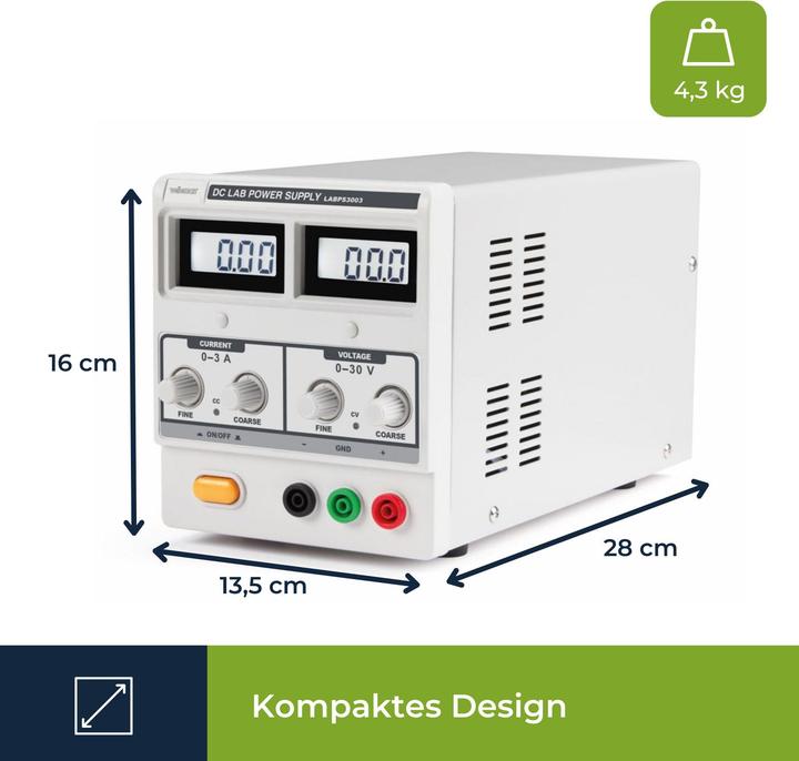 Image du produit Velleman LABPS3003 Alimentation de laboratoire