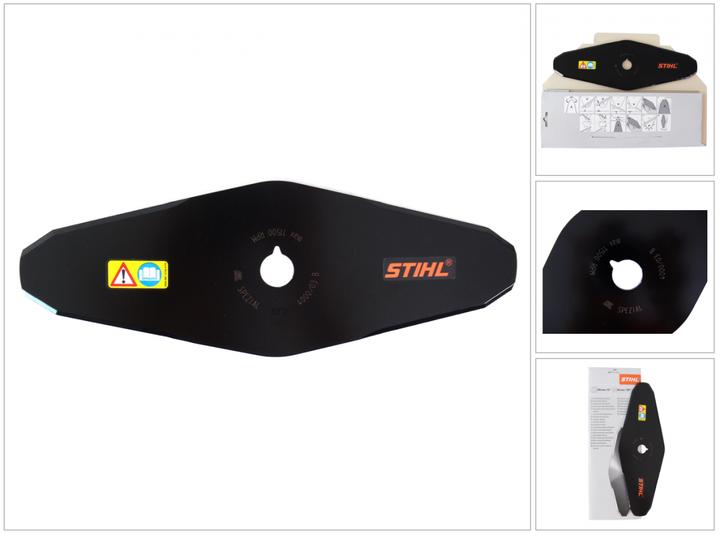 Produktbild Stihl 40007134103 305 mm 20 mm 2 F Dickichtmesser, multicolore (Rasenmäher Messer + Ersatzmesser Gartenmaschinen)