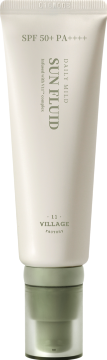 Village 11 Factory Daily mild sun fluid (Crème solaire, SPF 50+)