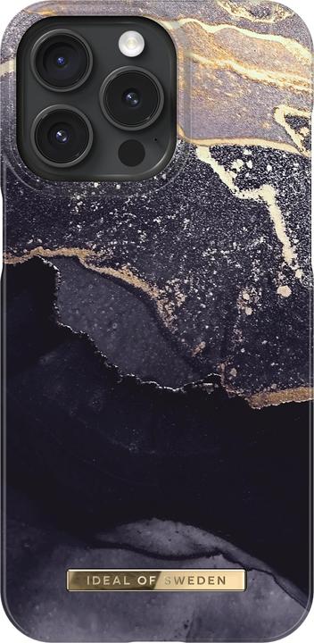 Actual product image iDeal Of Sweden Plastic Back Cover Golden Twilight Marble Apple iPhone 15 Pro Max (Apple iPhone 15 Pro Max)
