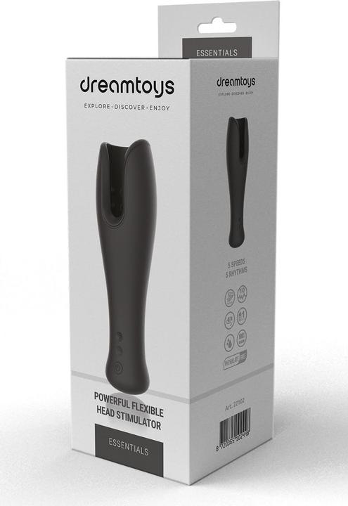 Actual product image Dreamtoys Dream Toys Essentials Masturbator Black 19.5 cm