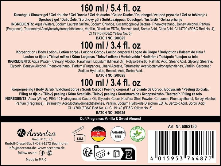 Actual product image Accentra Salsa Essence of Beauty (Body care set)