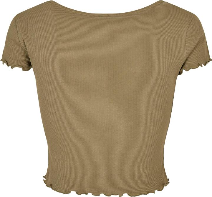 Immagine prodotto Urban Classics Maglietta da donna a costine con bottoni - 12114 (3XL)