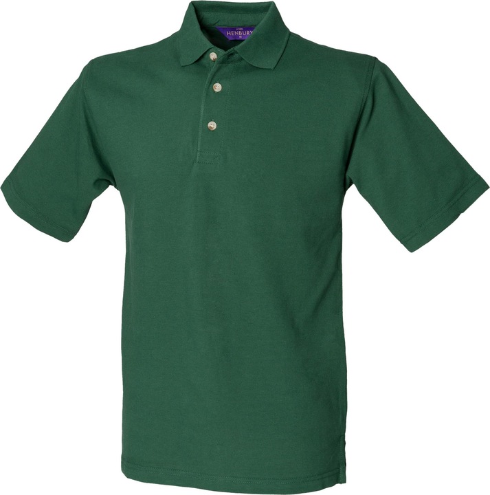 Immagine prodotto Henbury Polo classica da uomo a tinta unita con colletto rialzato (S)