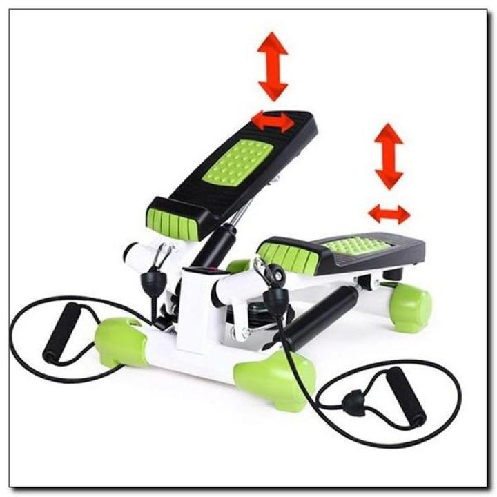 Produktbild HMS Diagonalstepper mit Kabel weiss und grün S3033