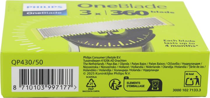 Produktbild Philips OneBlade Klinge 360 (3x)