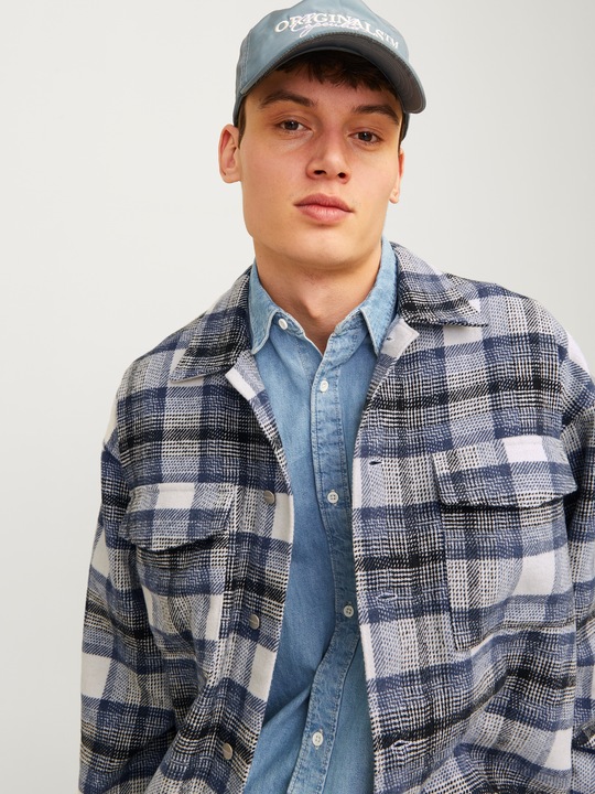 Image du produit Jack & Jones Jorvesterbro Check Overshirt Ls Sn (M)