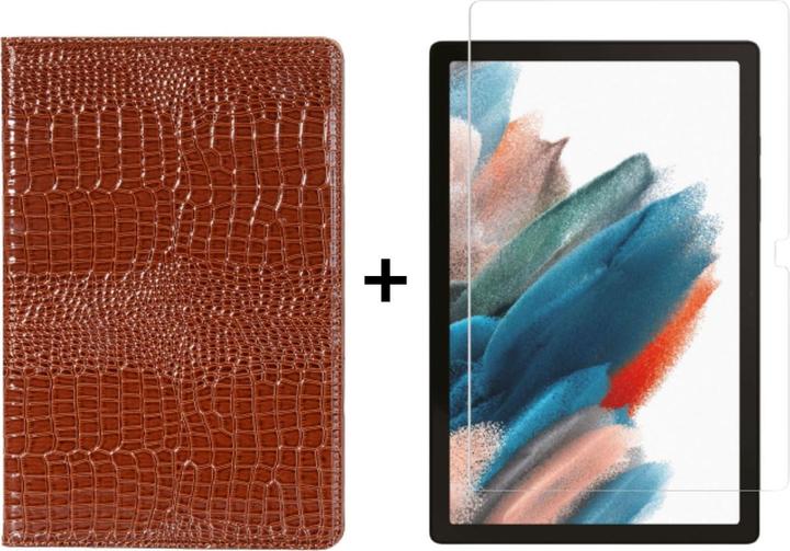 Lobwerk 2in1 Set für Samsung Galaxy Tab A8 SM-X200 X205 10.5 Zoll Tablet mit Schutzhülle + Schutzglas mit Au (Samsung Galaxy Tab A8)