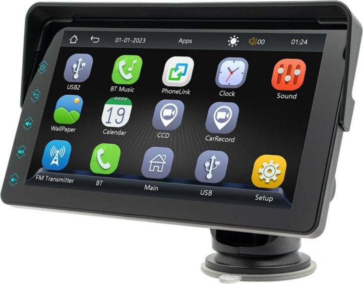 Immagine prodotto Werkstein Digitales Autoradio FM Transmitter, MP5, Bluetooth, CarPlay, Android Auto (Auto Android, Apple Carplay, MirrorLink)