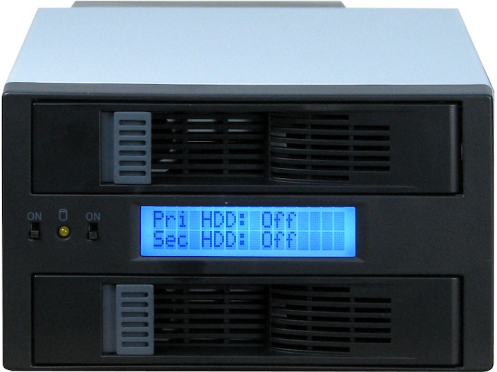Intertech CobaNitrox Sub-Raid SB-C 102 - Internal RAID enclosure with LCD display, fan - 2