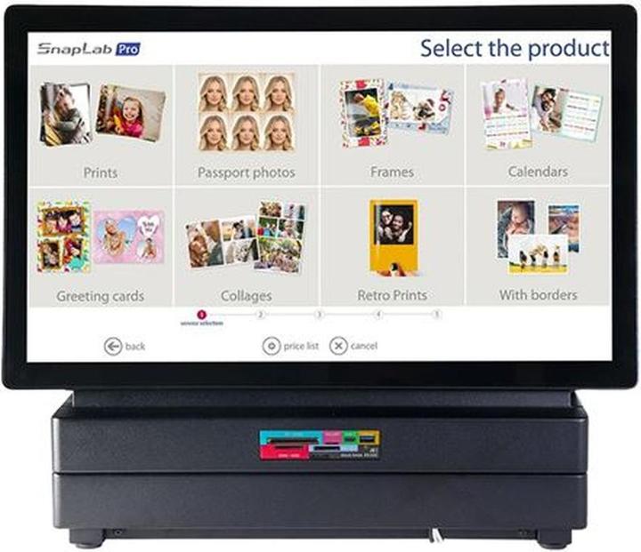 Produktbild DNP Kiosk SnapLab Pro DT-T9 Lite (Schwarz-Weiss)