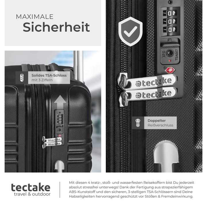 Actual product image tectake Hard case set (106 l)