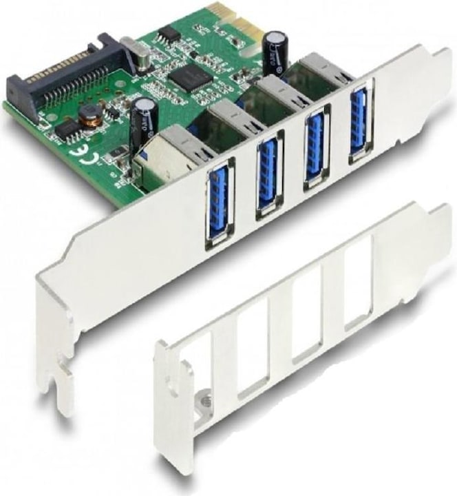 Delock 4 USB Pcie