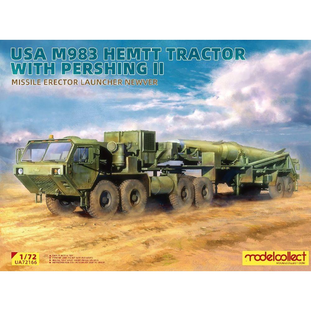 Modelcollect USA M983 Hemtt Tractor With Pershing II Missile Erector Launcher new Ver.