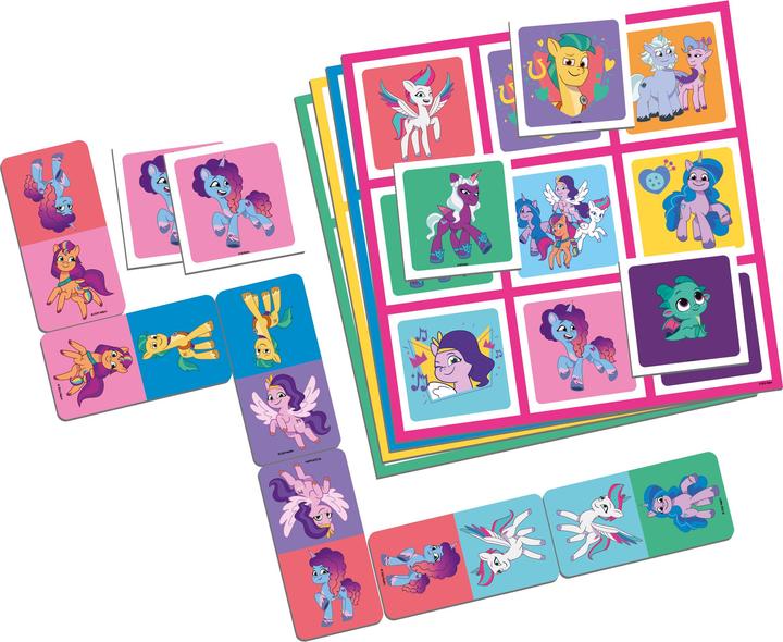 Productafbeelding Selecta Spielzeug My Little Pony 3in1 Memo Lotto Domino (Zweeds, Engels, Frans, Noors, Duits, Deens, Pools, Fins)