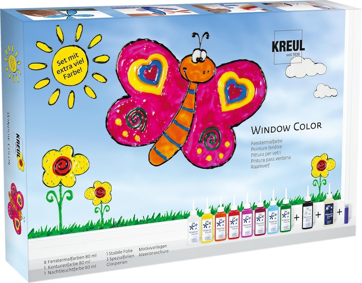 Produktbild Kreul Window Color Set Extra (Mehrfarbig, 800 ml)