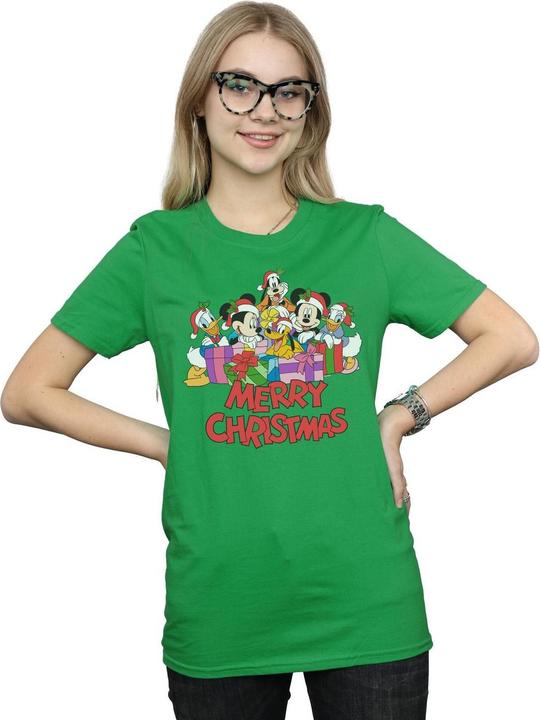 Immagine prodotto Disney Mickey Mouse And Friends Christmas Maglietta Ampia Donna (M)
