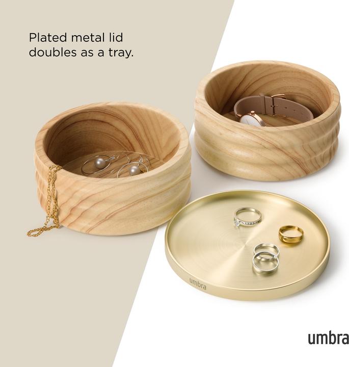 Produktbild Umbra Schmuckschatulle Tesora 13 x 12 cm, Nature