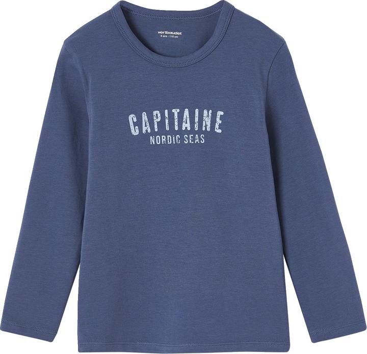 Actual product image Vertbaudet 3-pack of boys' shirts with whale BASIC (140)