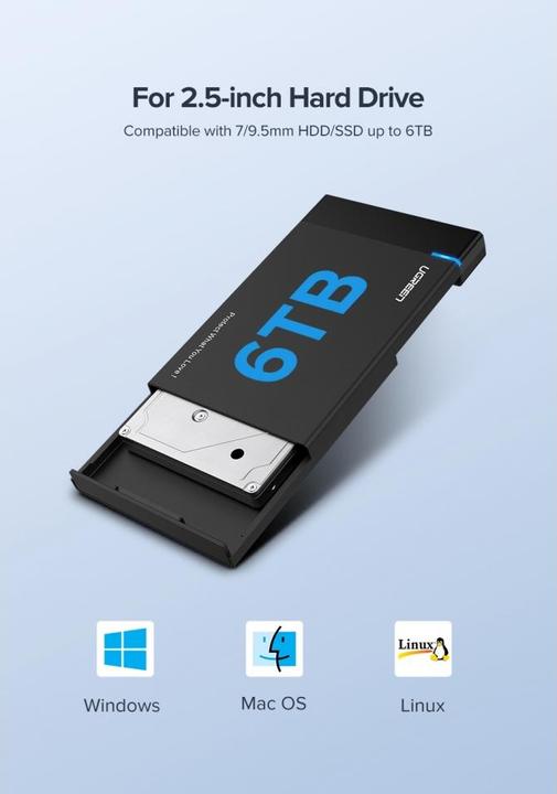Produktbild Ugreen Hard Drive Gehäuse (2.5")