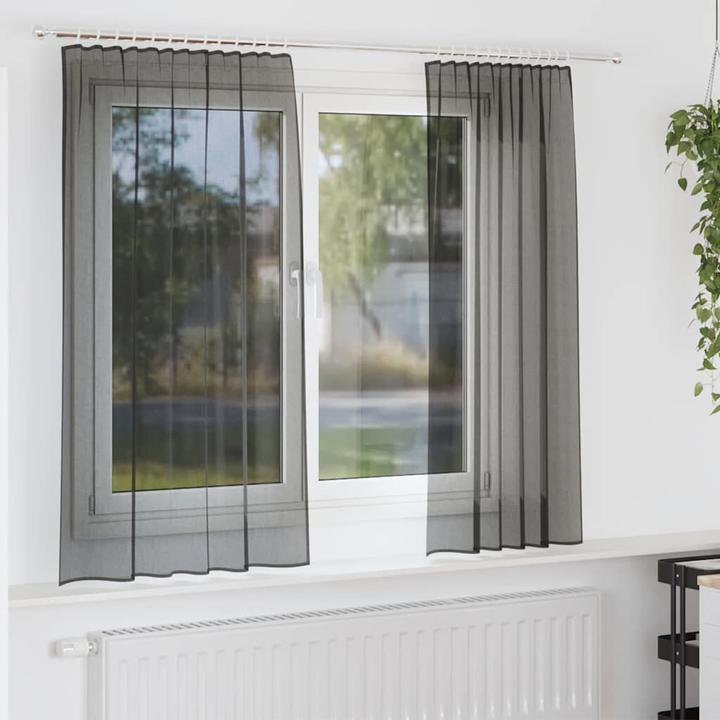 Actual product image vidaXL Voile Vorhang (140 x 175 cm)
