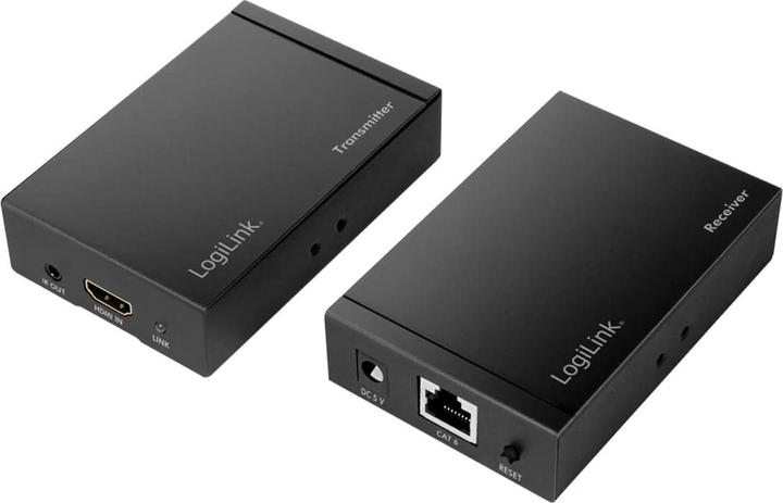 Image du produit LogiLink Kit extender LAN 4K/30Hz 50m HDCP IR (0.20 m)