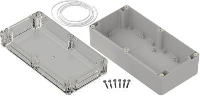 Produktbild RS PRO Universalgehäuse ABS Hellgrau IP65 Breit