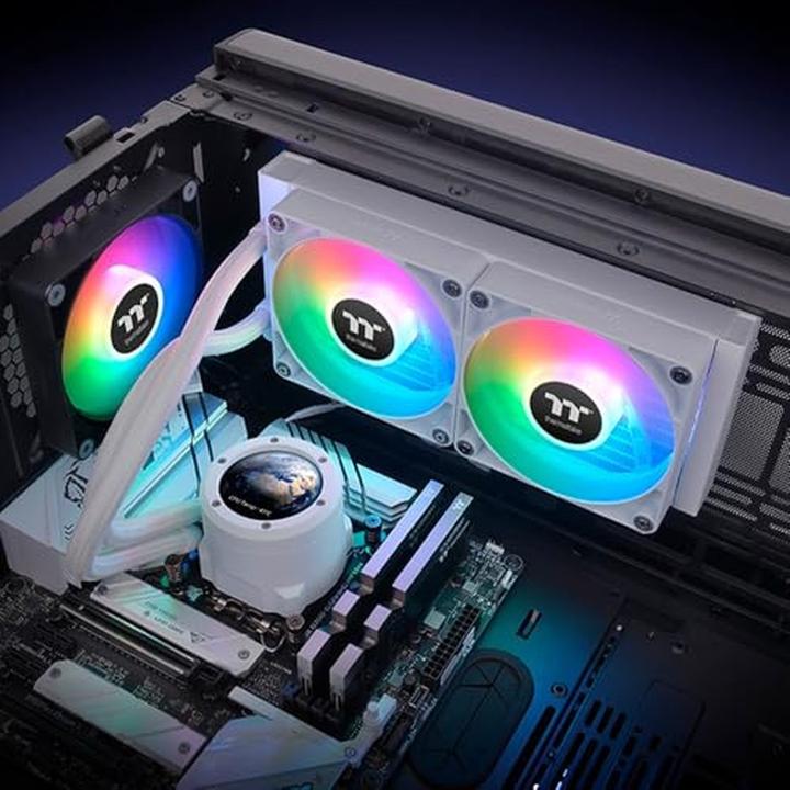 Actual product image Thermaltake TH240 V2 Ultra ARGB Sync CPU Liquid Cooler All-In-One wh