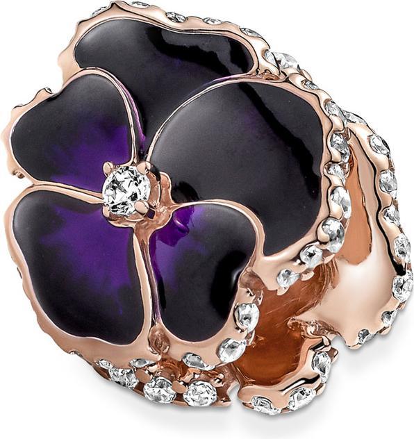 Image du produit Pandora Charm violet fleur de pensée (Émail)