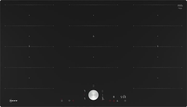 Neff N 90, Induktionskochfeld, 90 cm, Schwarz, flächenbündig (integriert), T69PTX4L0