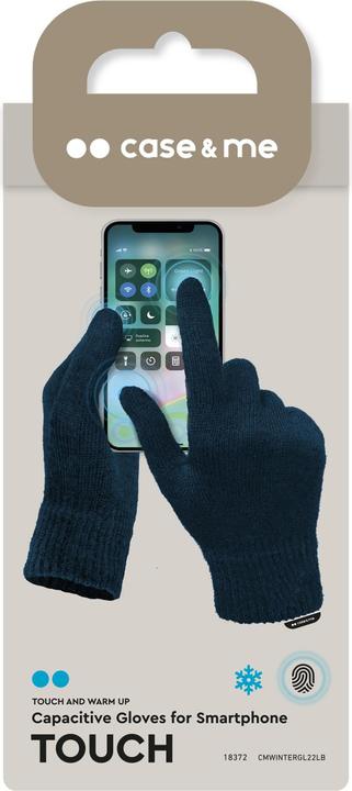 Produktbild SBS Touchscreen-Handschuhe blau (One Size)