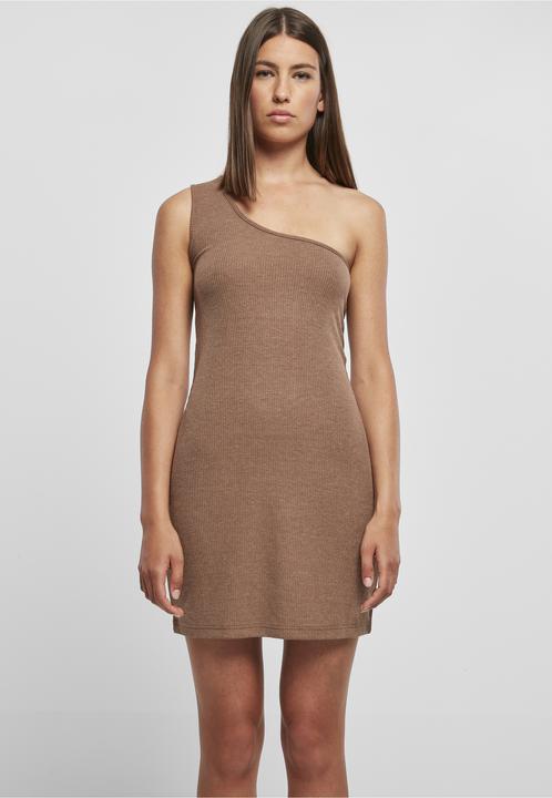 Produktbild Urban Classics Ein-Schulter-Rippenkleid, Damen (M)