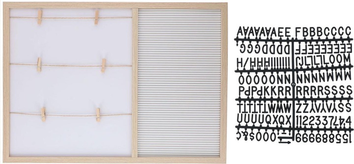 Productafbeelding Arti Casa Memobord 57x41x2cm 946gr MDF (Prikbord, 57 x 41 cm)