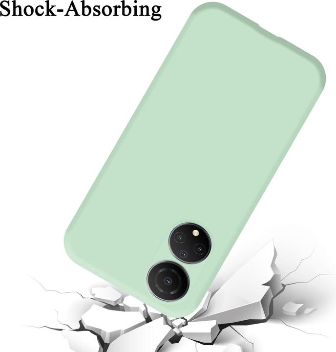 Actual product image Cadorabo TPU Liquid Silicone Case Cover for Honor X7 (Honor X7)