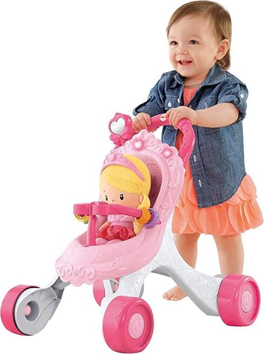 Image du produit Fisher-Price Poussette de poupée Princess Mommy, CGN65