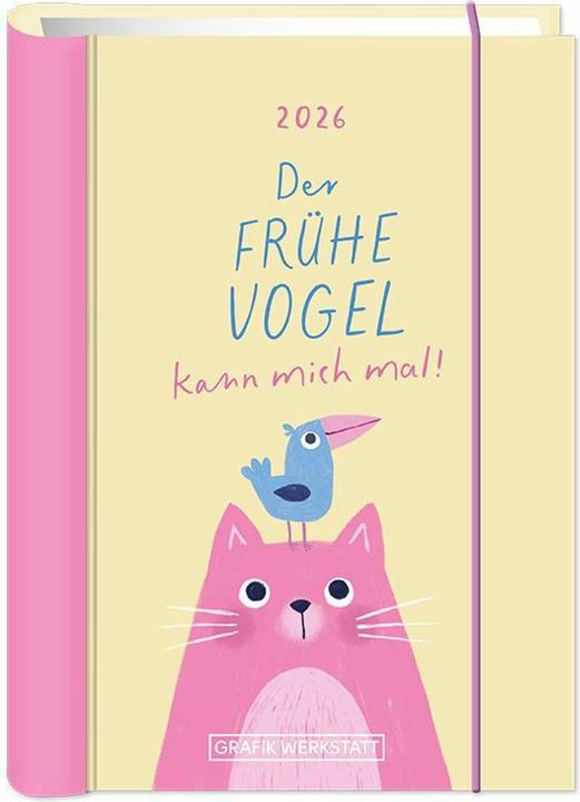 Produktbild Terminplaner 2026 Der frühe Vogel (10 x 15,5 cm, 1 Woche / 2 Seiten)