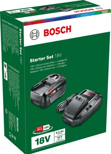 Actual product image Bosch Home & Garden Starter set PBA 18V (1x6.0Ah) + AL 1830 CV (18 V)