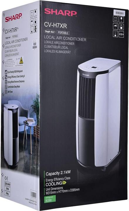 Produktbild Sharp Airco Cvh7xr (26 m², 7165.50 BTU/h)