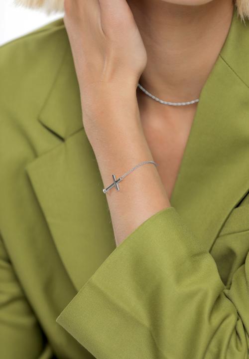 Produktbild Elli mit Kreuz Symbol (18 cm, Sterling Silber)