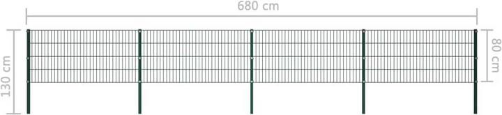 Produktbild vidaXL Zaunpaneel