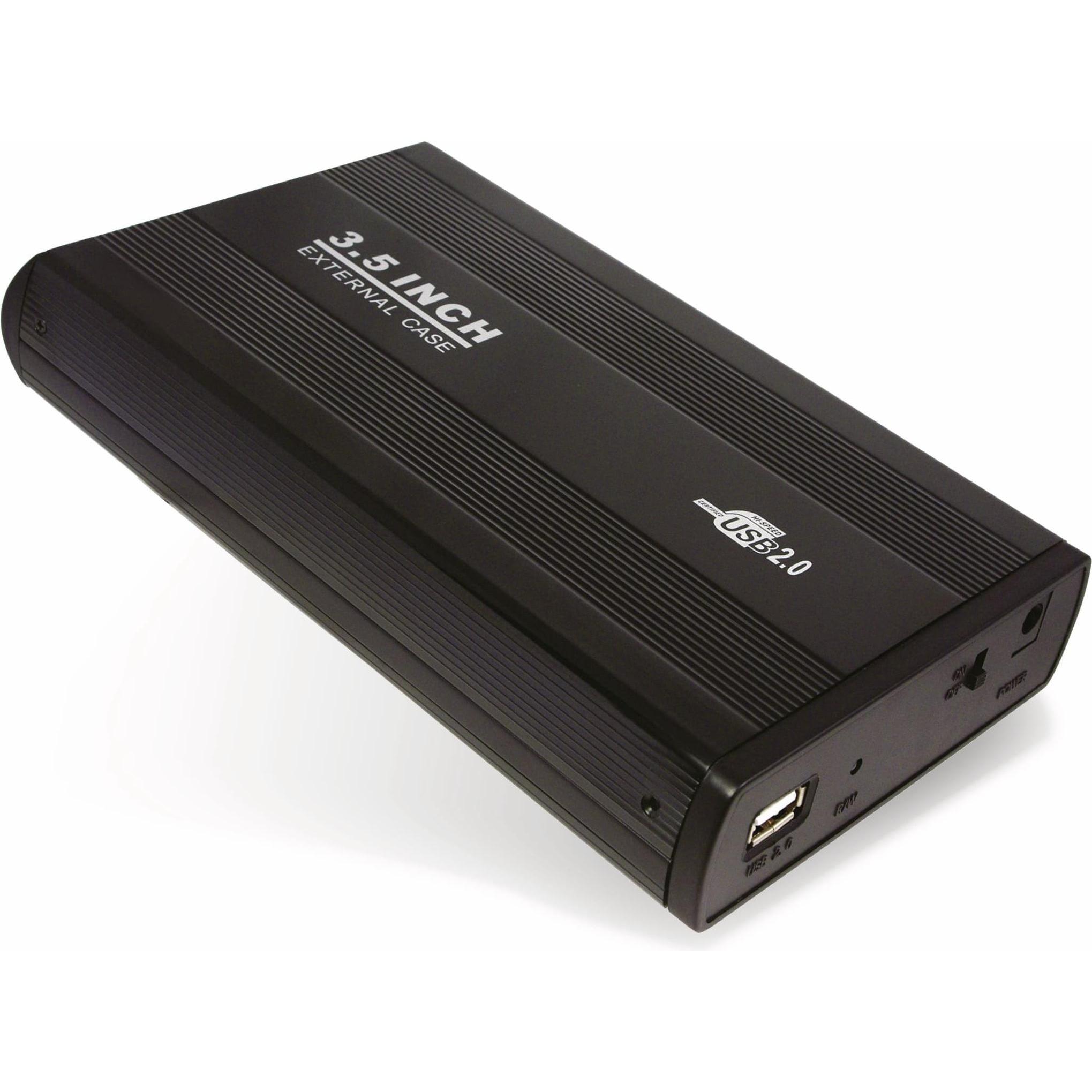 LogiLink UA0107 (3.5"), Festplattengehäuse, Schwarz