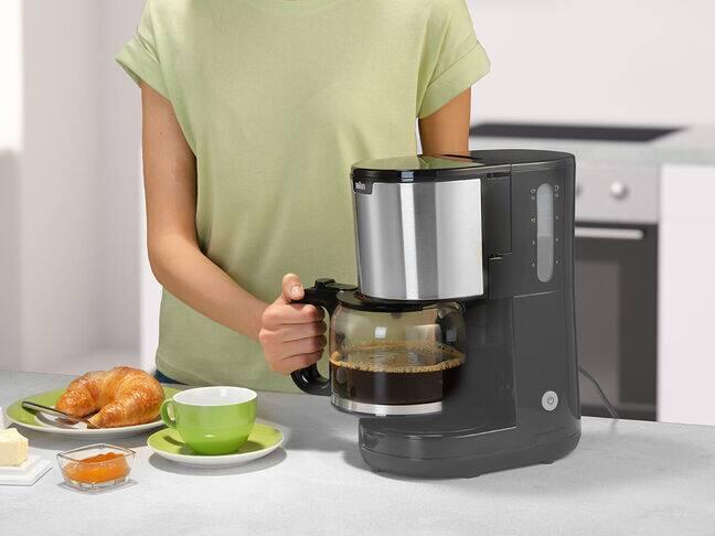 Productafbeelding Braun Koffiezetapparaat KF 1500 BK 10 kopjes